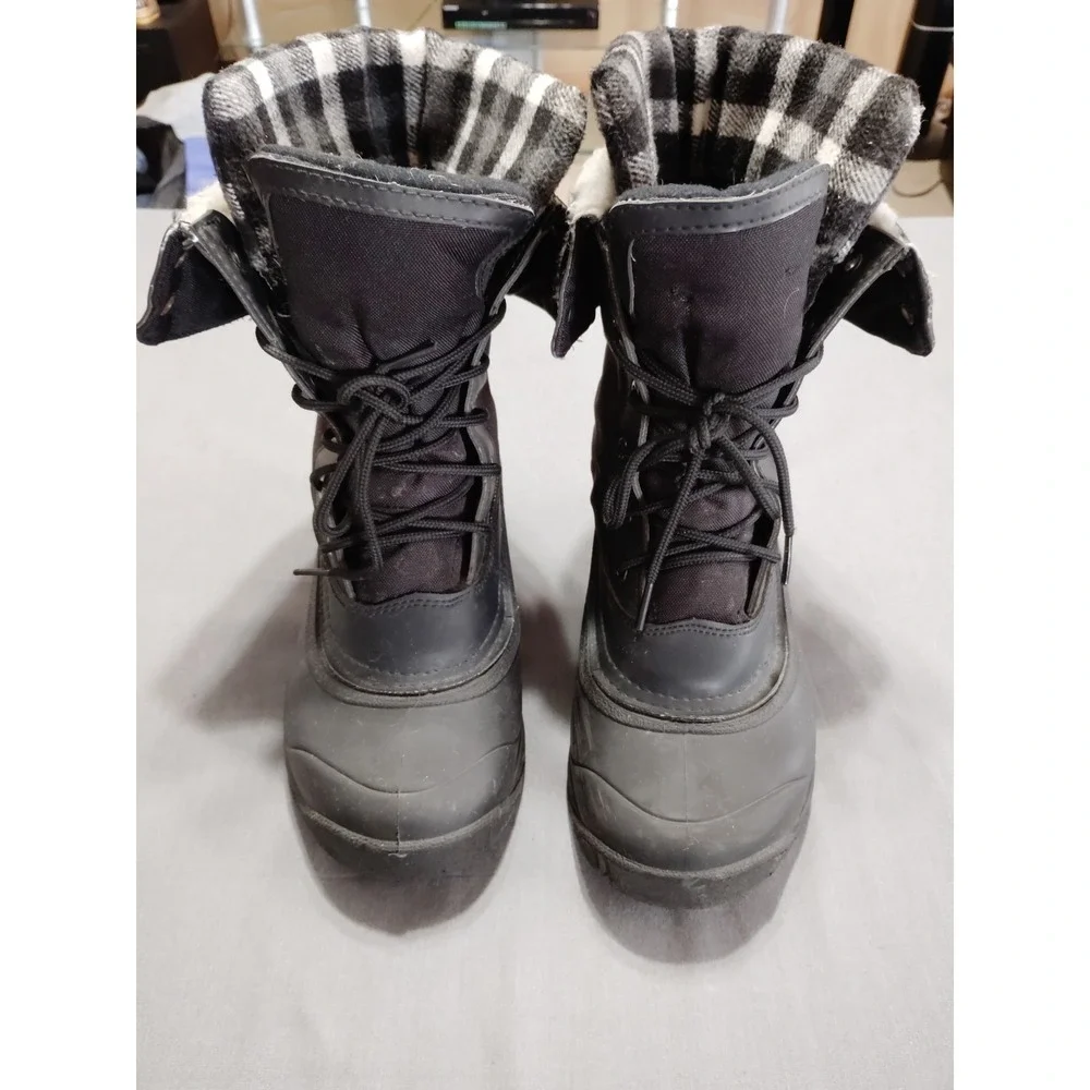 Kamik SUGARLOAF Women Fleece Flannel Waterproof Preppy Hiking Snow Boots Women 9